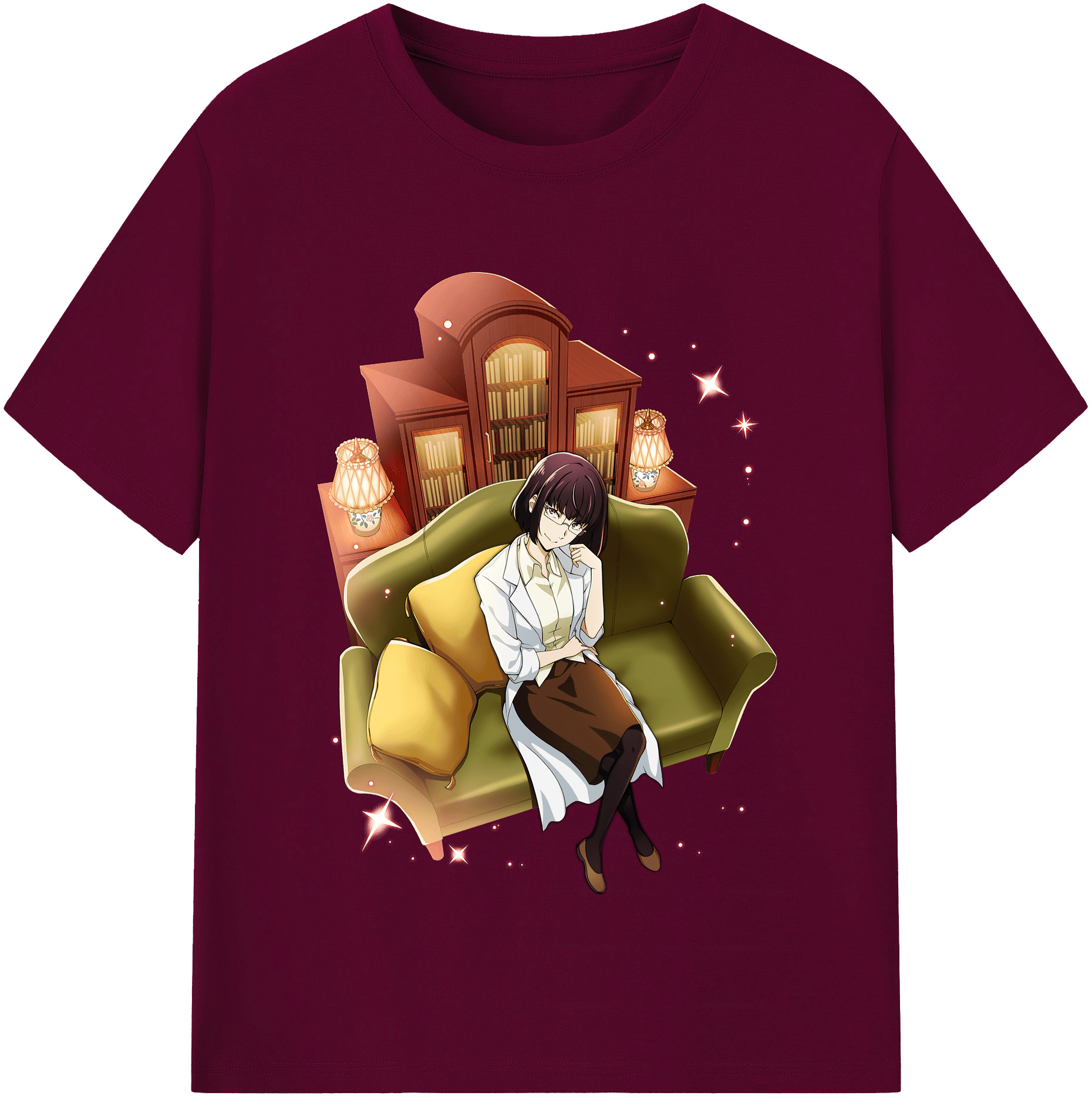 （画像用） 文豪ストレイドッグス Bungo Stray Dogs レディースカジュアルプリントTシャツ（綿100％）